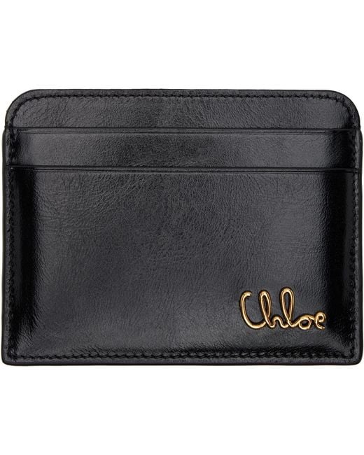 Chloé Black Iconic' Card Holder
