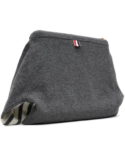 Thom Browne Black Thom E 4-bar Sweater Bag for men