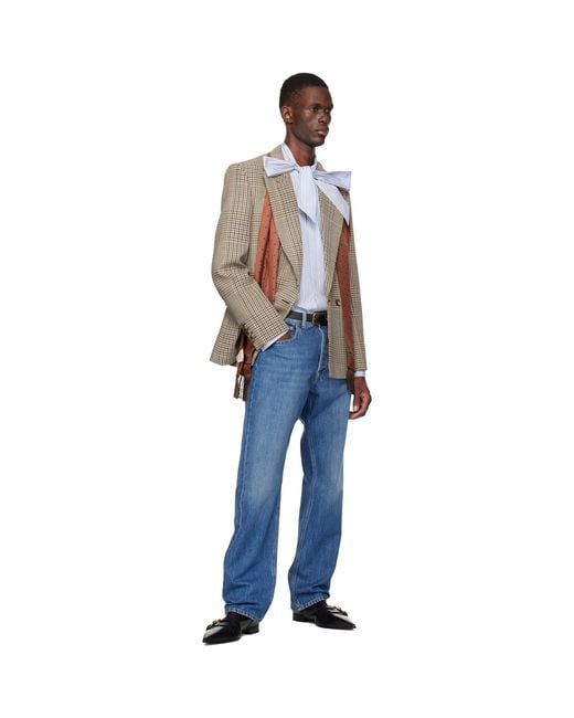 Valentino Black Double-Breasted Blazer for men