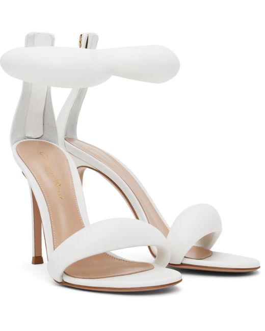 Gianvito Rossi ホワイト Bijoux ヒールサンダル White