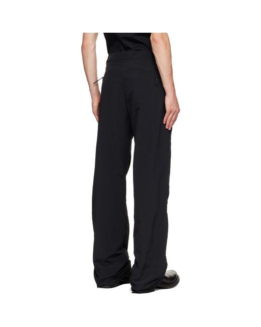 HELIOT EMIL Black Vox Trousers for men
