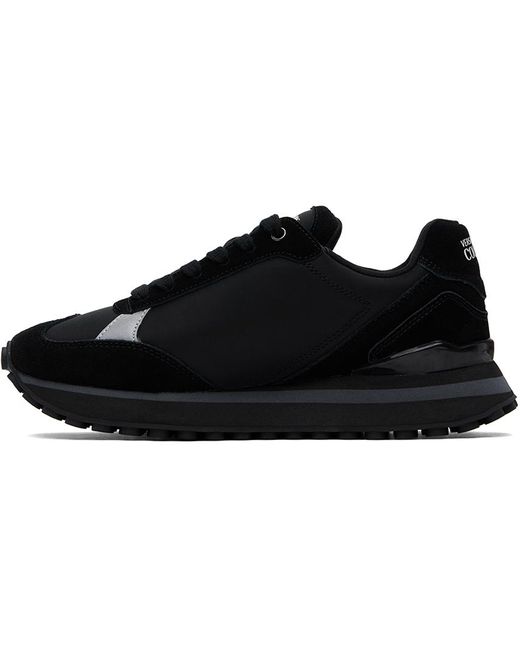 Versace Black Spyke Sneakers for men
