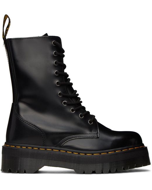 Dr. Martens Jadon Hi Platform Boots in Black for Men | Lyst