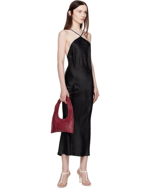 Saks Potts Sno Midi Dress in Black | Lyst