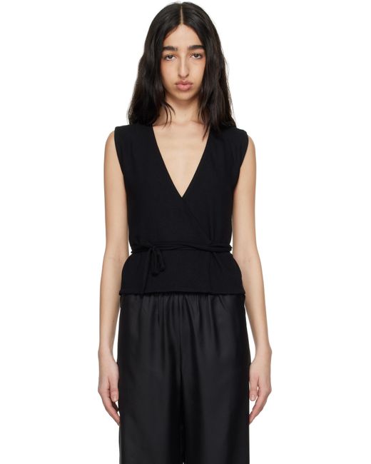 Leset ブラック Lauren ラップ ベスト Black