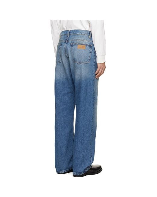 MM6 by Maison Margiela Blue Straight-leg Jeans for men