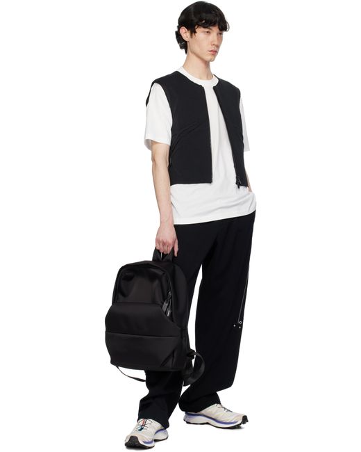 Côte&Ciel Black Sava Sleek Nylon Backpack for men
