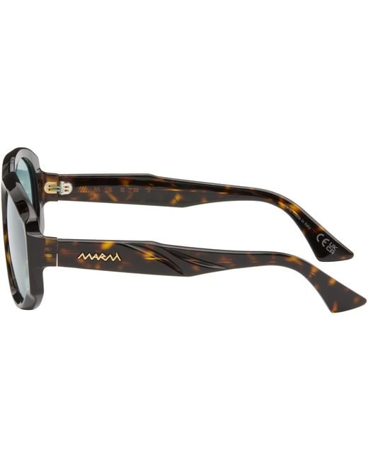 Marni Black Retrosuperfuture Edition Arithiel Sunglasses for men