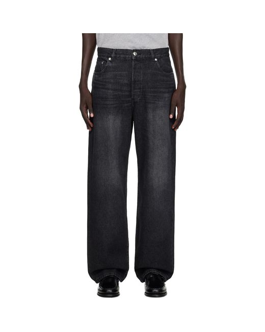 A.P.C. Black Straight Leg Jeans for men