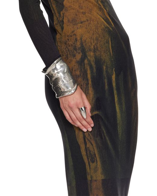 Jean Paul Gaultier White Distorted Can Bracelet