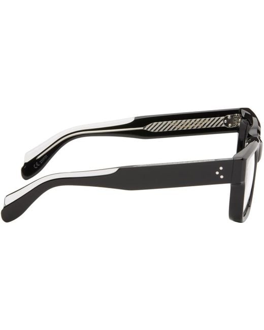 【関税込み】Cutler and Gross ブラック 1403 スクエアメガネ Cutler and Gross Black 1403 Square Glasses Cutler and Gross