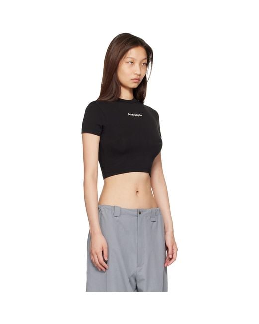 Palm Angels Black Classic Logo Baby T-Shirt