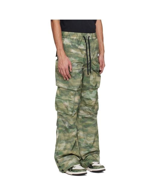 Amiri Green Multi Pocket Cargo Pants for men