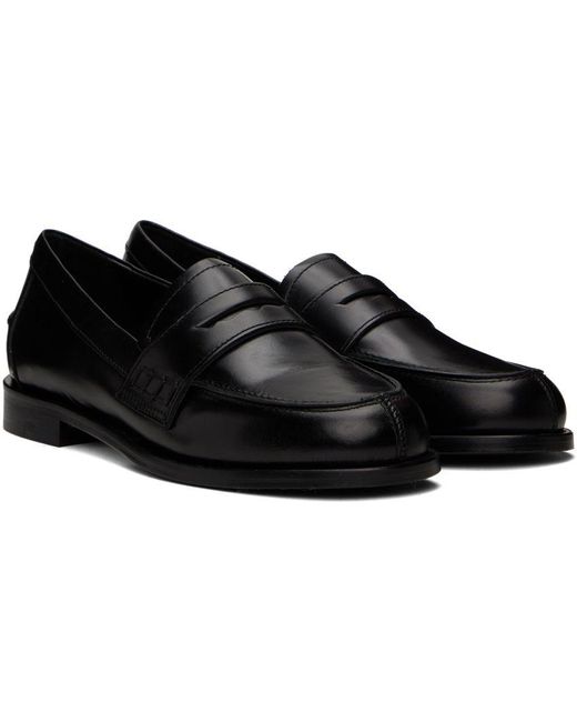 Aeyde  OSCAR Black Penny Loafer