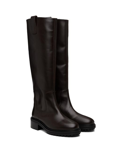 Aeyde Black Henry Knee-High Boots