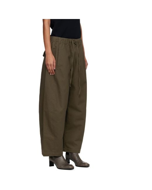 Entire studios Black Khaki Loft Trousers