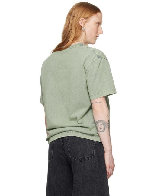Alexander Wang Green Embossed T-shirt