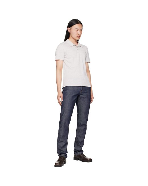 A.P.C. Blue Petit Standard Jeans for men