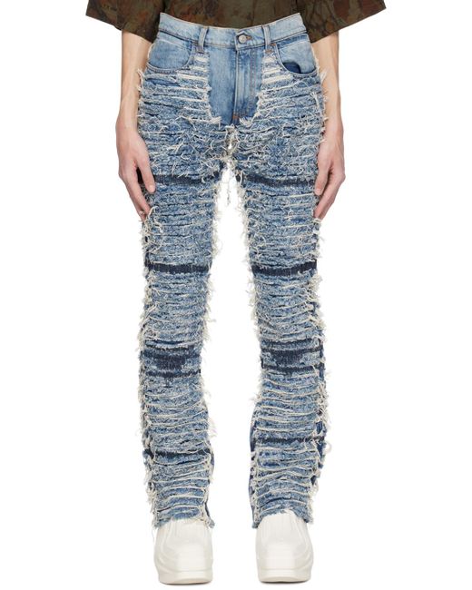 1017 ALYX 9SM Blue Blackmeans Edition Jeans for men