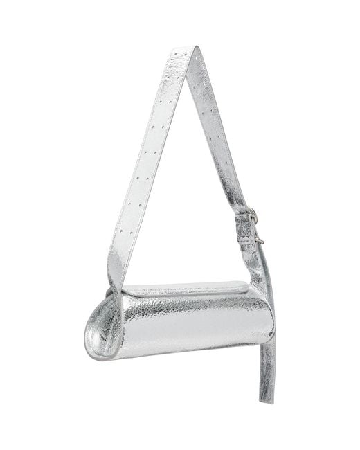 Jil Sander White Small Cannolo Bag