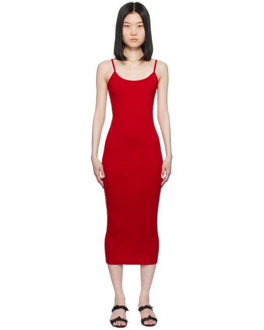 Flore Flore Red Bibi Midi Dress