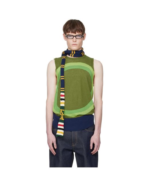 Débardeur Vortex Vert Edward Cuming pour homme en coloris Green