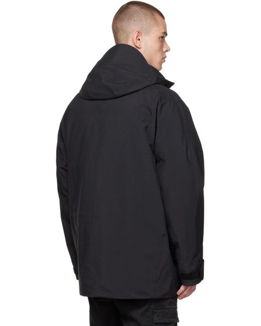 Stone Island Shadow Project GORE-TEX Cocoon Down Jacket in Black for Men UK