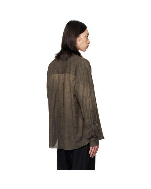 Our Legacy Black Above Shirt for men