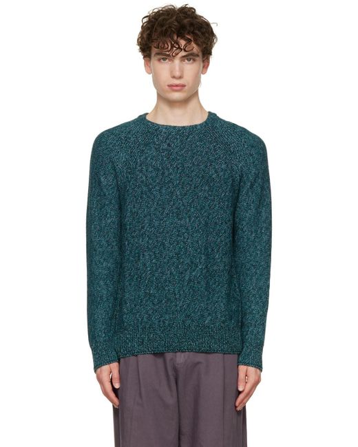 PS by Paul Smith Blue Knit Sweater for men