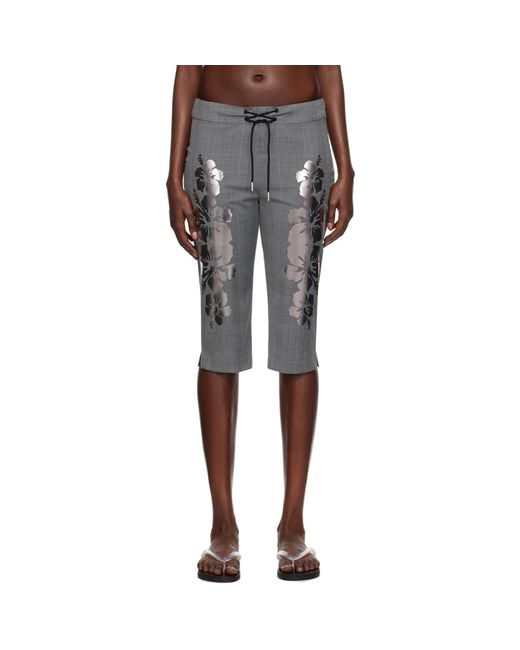 Im Sorry by Petra Collins Black Ssense Exclusive Mimi Wade Edition Prince Wales Printed Shorts