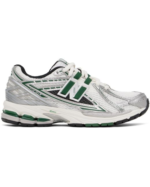 New Balance ホワイト＆シルバー 1906R スニーカー Black