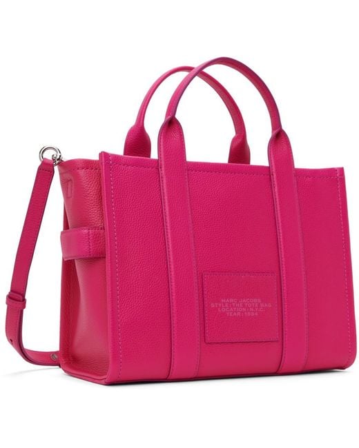 Marc Jacobs The Leather Medium トートバッグ Pink