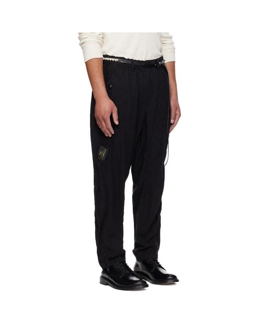 Undercover Black Uc1F4511-4 Trousers for men