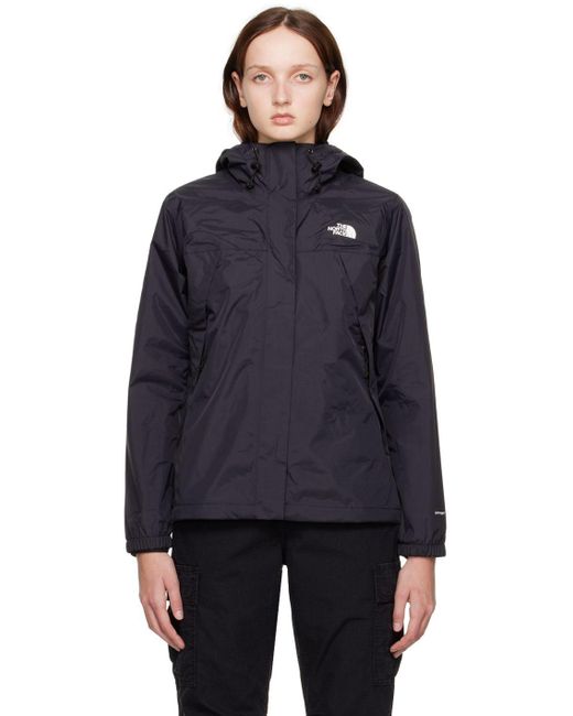 The North Face Black Antora Jacket in Blue Lyst