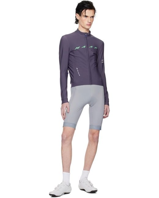MAAP Blue Level Thermal Ls Jersey 2.0 T-Shirt for men