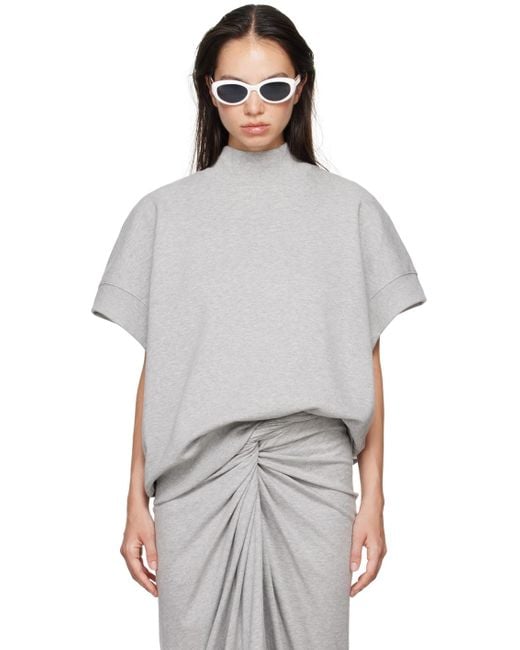 Dries Van Noten グレー 半袖スウェットシャツ Gray