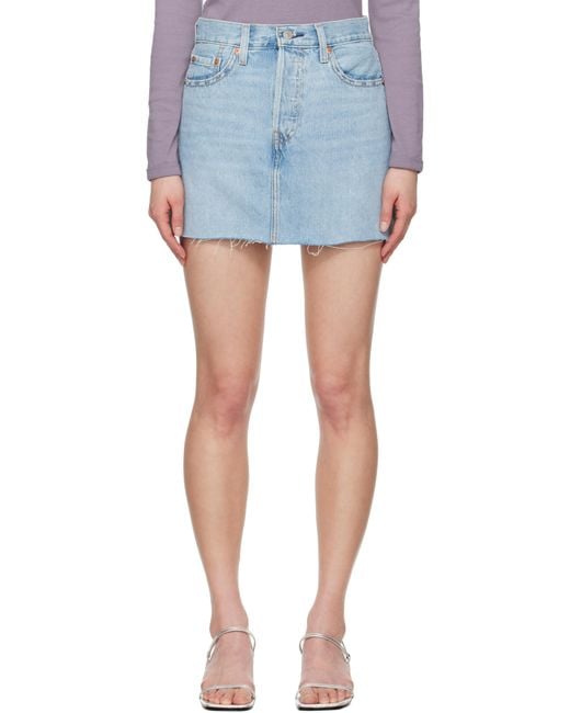 Levi's ブルー Icon ミニスカート Blue