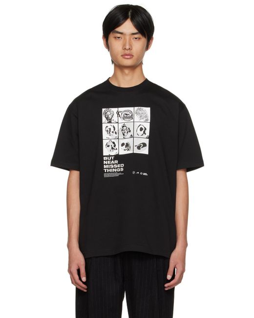 Adererror Black Topian T-Shirt for men