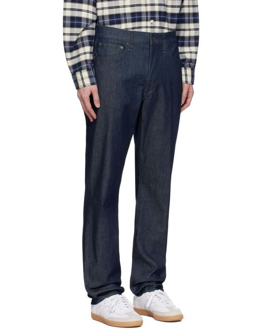Rag & Bone Blue Fit 2 Slim Fit Jeans for men