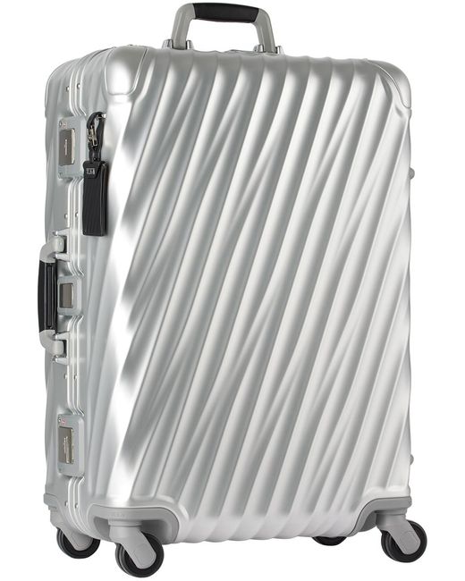 メンズ Tumi 19 Degree Aluminiumコレクション シルバー ショートトリップ パッキングケース スーツケース Metallic
