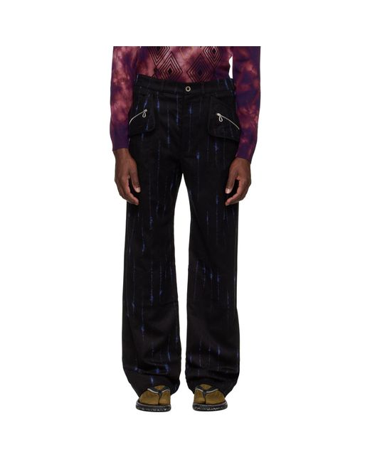 Kiko Kostadinov Black Komlo Trousers for men