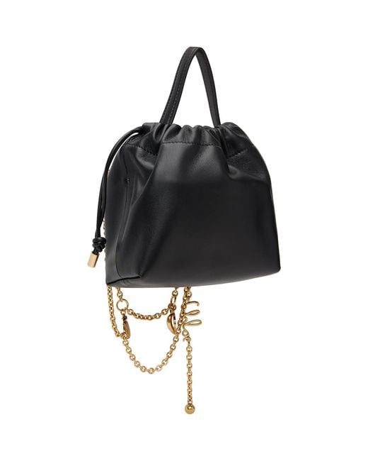 Chloé Black Mini Icons' Chain Shoulder Bag