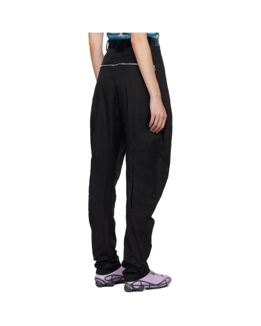Kiko Kostadinov Black Chasseur Trousers