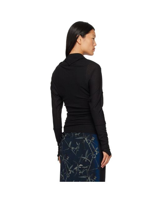 Proenza Schouler Black Golda Top