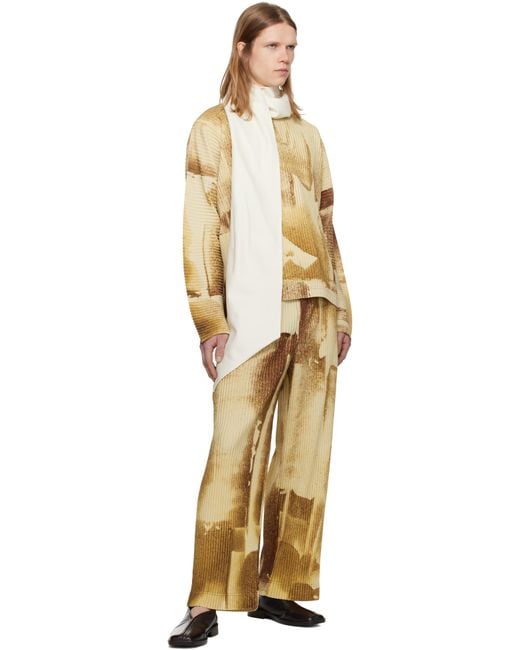 HOMME PLISSÉ ISSEY MIYAKE WIND WALK 25ss Homme Plissé Issey Miyake Men's Natural Wind Walk Pants