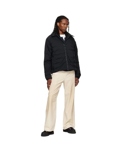 Canada Goose Black Lodge Track Down Jacket for men