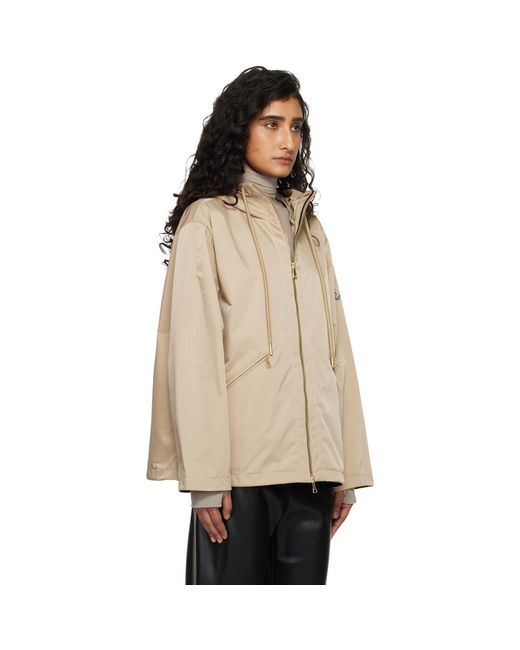 Moncler Natural Cassiopea Hooded Jacket