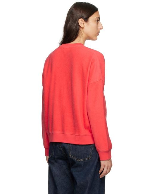 YMC Red Almost Grown Sweatshirt