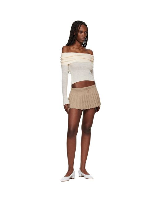 GUIZIO White Off- Marlowe Top