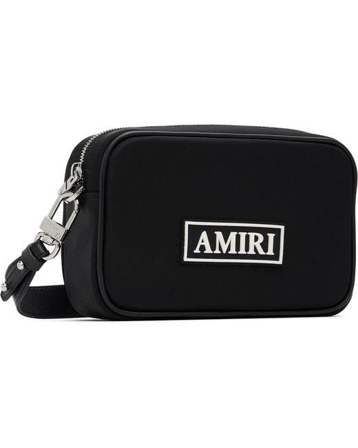 Amiri Black Camera Bag for men